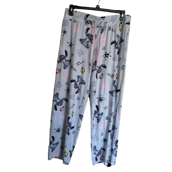 Disney Stitch Pajama Pants Size Large - Picture 1 of 5